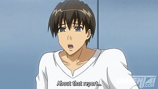 Uncensored Hentai: College Girls with Big Tits Revealed by X-Ray Glasses