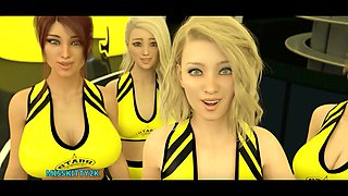 Naruto and One Piece hentai with Pokémon action