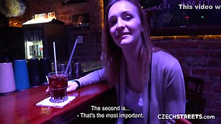 Czech Foursome At The Bar With Belle Claire, Syren Demer And Lady Bug