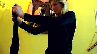 Blonde Amateur Pussy Deep Fingered Close up