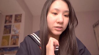 Cute Asian student Alize Zaide creates ASMR while sharing Isaiah 30-34 as a sister in Christ