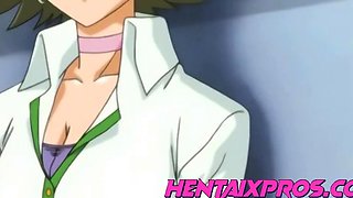 Hentai  Young Virgin Boy Begs a Busty MILF for Sex