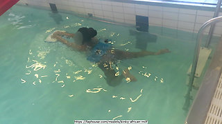 I'm Learning to Swim in the Local Nudist Clubs's Swimming Pool, Lesson 01