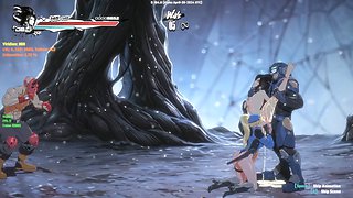 Sex game playthrough, walkthrough, side scroll