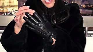 POV Cum Swallow Outdoor Blowjob