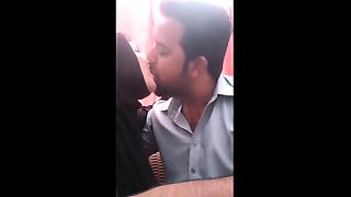 Indian Lover In Cafe Kissing And Girls Boobs Sucked