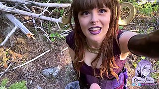 Amateur brunette doggystyle fucks a big cock