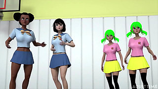 Hentai Sex School Episode 3 - Hentai Student Eats Out His Teacher's Perfect Pussy Until She Orgasms!