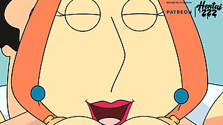 Family Guy Lois Griffin and Glenn Creampie Full Video