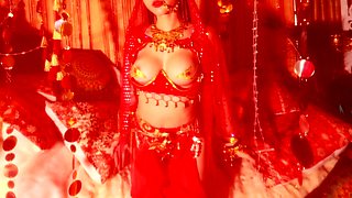 Big boobs webcam slut toys her asshole