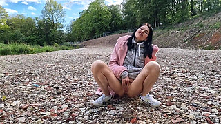 Outdoors Naked and Pissing in Public Compilation