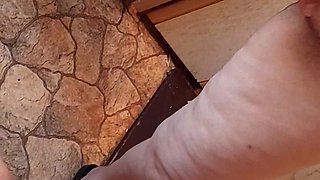 Three Dorm Mates Jerk off Their Pussies in the Shared Kitchen