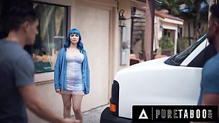 Seth Gamble and Jewelz Blu's reverse cowgirl clip by Pure Taboo