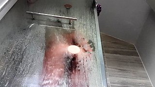 Busty blonde mature solo masturbation for webcam