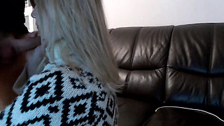 Girl Want Blowjob and Handjob with Cum on Face