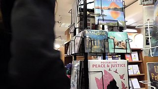 Shy Goth Exhibitionist - Dinner Date And Bookstore Flashing