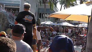 Key west bare fuckslut pool party uncircumcised and raw
