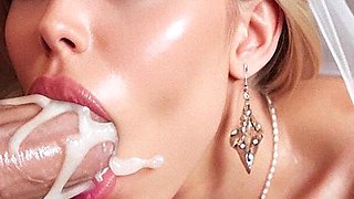 Gangbang Noah Cuckold at a Wedding with Friends They Divided the Blonde Emma Bride Between Everyone
