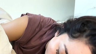 POV blowjob amateur eurobabe in red devil lingerie