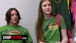 Ultimate gang bang bevy! shoplifters learn a harcore lesson - full video