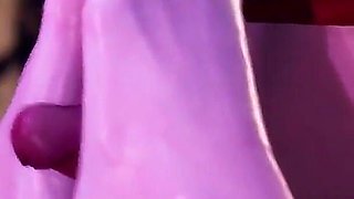 Stepbrother Cum From Footjob After Licking My Feet and Sucking Toes