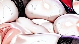 Anime Girl Pussy Destroyed - Crazy Loud Moans & Filled with Thick Cum