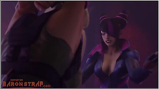 Cammy And Juri Lesbian Foot Tickle Domination