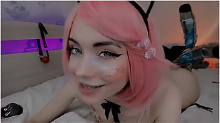 Cat Woman And Snap Chat - Stupid Anime Ahegao Cat Girl Confused Milk With Sperm And Asks To Feed Her !
