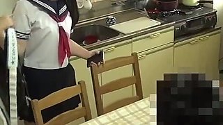 Japanese Horny Teen Is Fucked Right in The Pussy and Creampied
