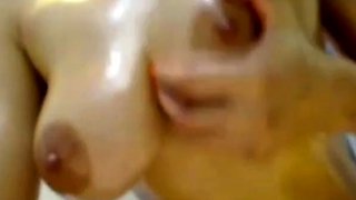 Big-Titted Babe Mila's Amateur Webcam Show