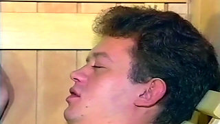Steamy Sauna Deepthroat and Dripping Pussy Pound
