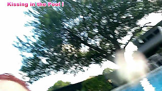 Nurse Vicki and Handsome Harry Are Having Fun Kissing in the Pool!
