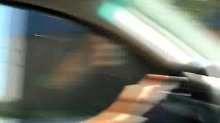 Czech amateur blowjob and fucking POV in public