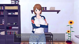 Part 50: Horny Asian Tutor Gets Hardcore Doggystyle Fuck with Big Cock & Huge Dildo - Complete 3D Hentai Gameplay