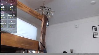Amateur Webcam Teen Flashes Masturbates