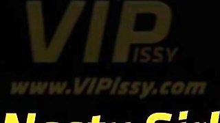 Pussy licking dirt with promiscuous Angel Wicky and Lady Dee from VIPissy