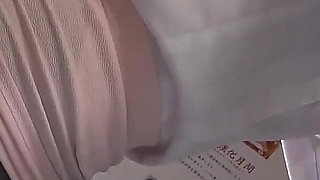 Tight-skirted Teacher Provokes Dick with Her Perfect Beautiful Pantyhose Legs and Feet! Part.2
