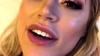 Close up amateur beauty uses her toy to masturbates