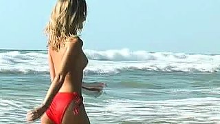 Horniest Amateur Blonde Teen caught masturbating on Webcam