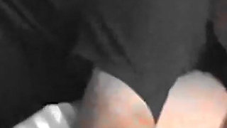 Making him suck my cock