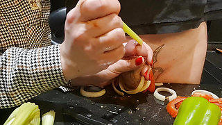 CBT. Extreme Dick and Urethral Torment in the Kitchen! Cooking Cock 2. Episode 23. Full.