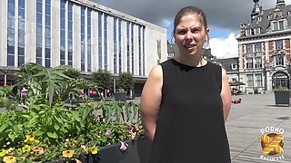 Chubby French Girl Interracial Bang With 3 Cocks - Group sex threesome and foursome with anal and double penetration