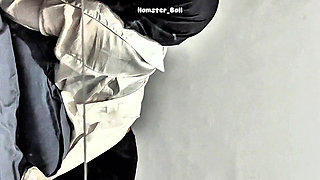 MILF in Hijab Cheating on Boss with Big Cock and Reverse Blowjob