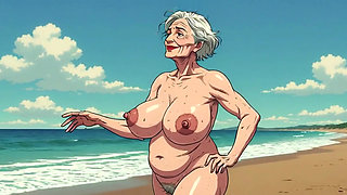Ai Cartoons Peaceful Beach Clips with Huge Boob Matures
