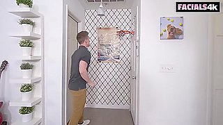 Dorm Slut Gets Spitroasted By Boyfriend And Roommate - Lana Smalls