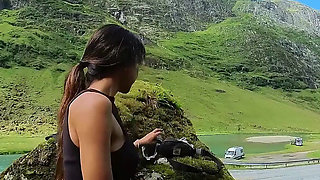 Masturbation with a Beautiful Views