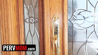 Pervmom - blonde cougar seduces neighbor into her building and cheats on hubby by smoking his sausage