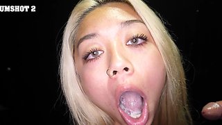 Kinky gloryhole sex with Gia Dibella and friends