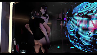 3D Hot Cosplay Stripper Naked Her Perfect Ass Got Fucked so Hard