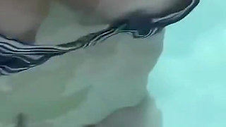 Artemisia Love Flashing Her Juicy Big Tits at the Pool